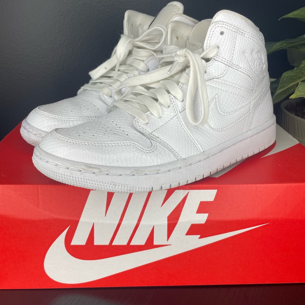 Nike Classic White High-Tops Dunks